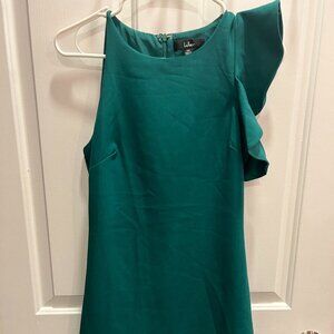 Dinah Green One-Shoulder Dress